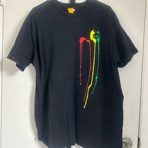 Enjoy rasta paint drip logo